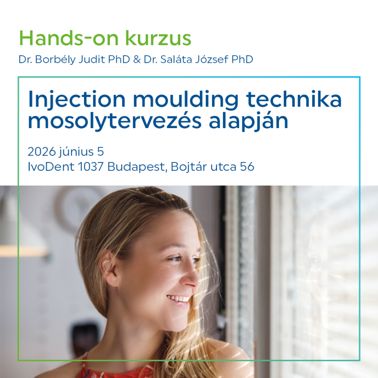 Injection moulding technika mosolytervezés alapján