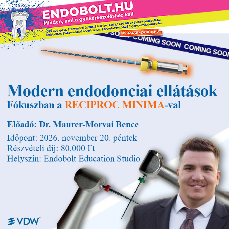 Modern endodonciai ellátások - Fókuszban a Reciproc Minima-val