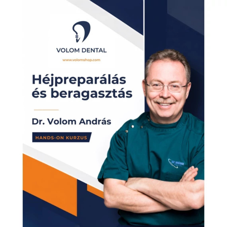 Héj preparálás és beragasztás