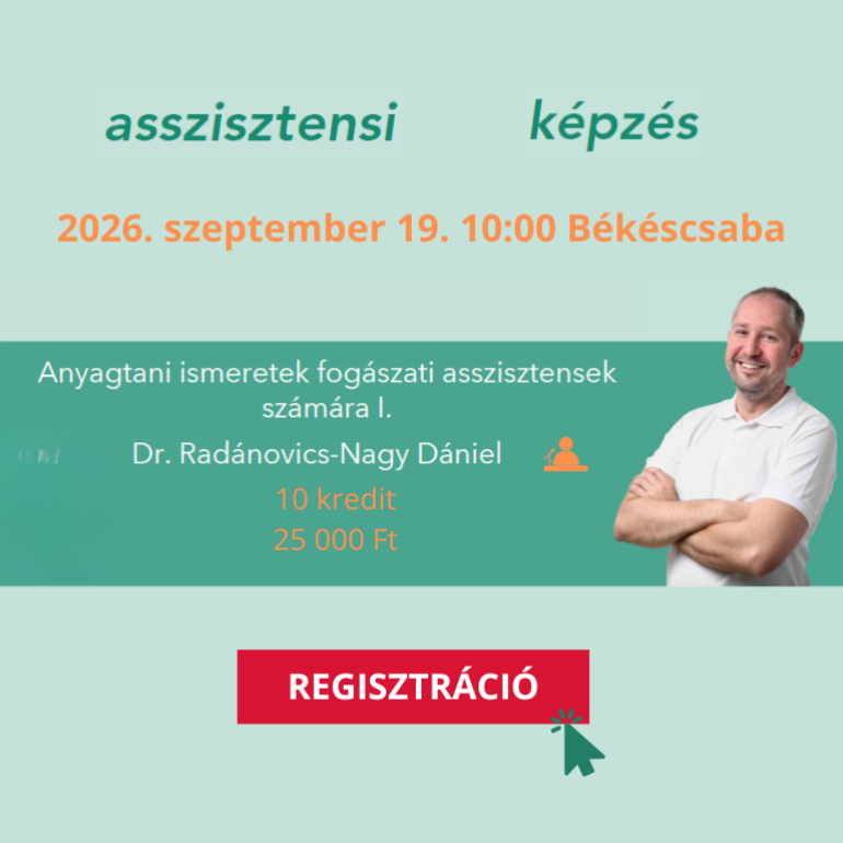 Anyagtani ismeretek fogászati asszisztensek számára I.