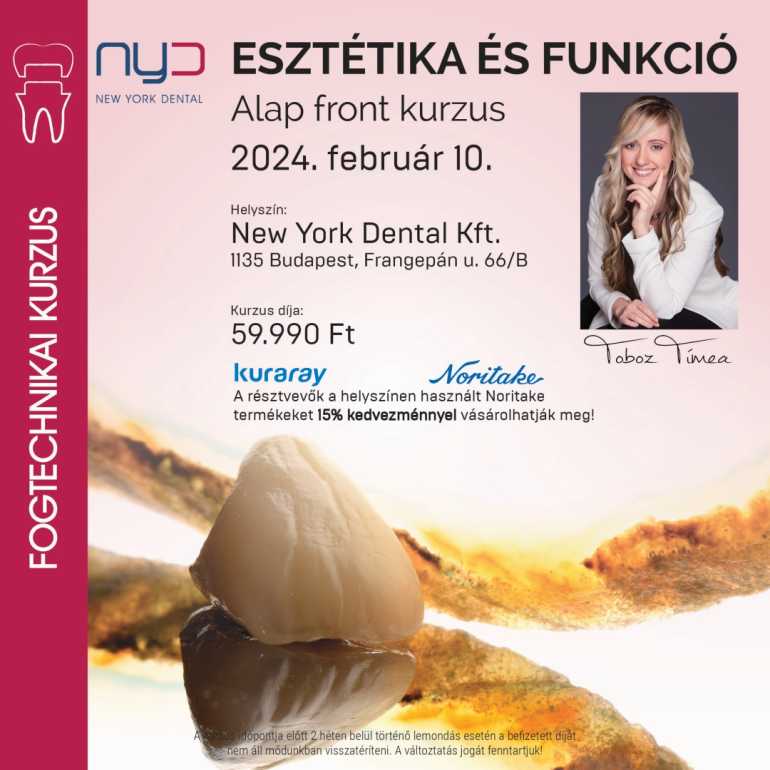 Esztétika és funkció – Toboz Tímea alap front kurzusa