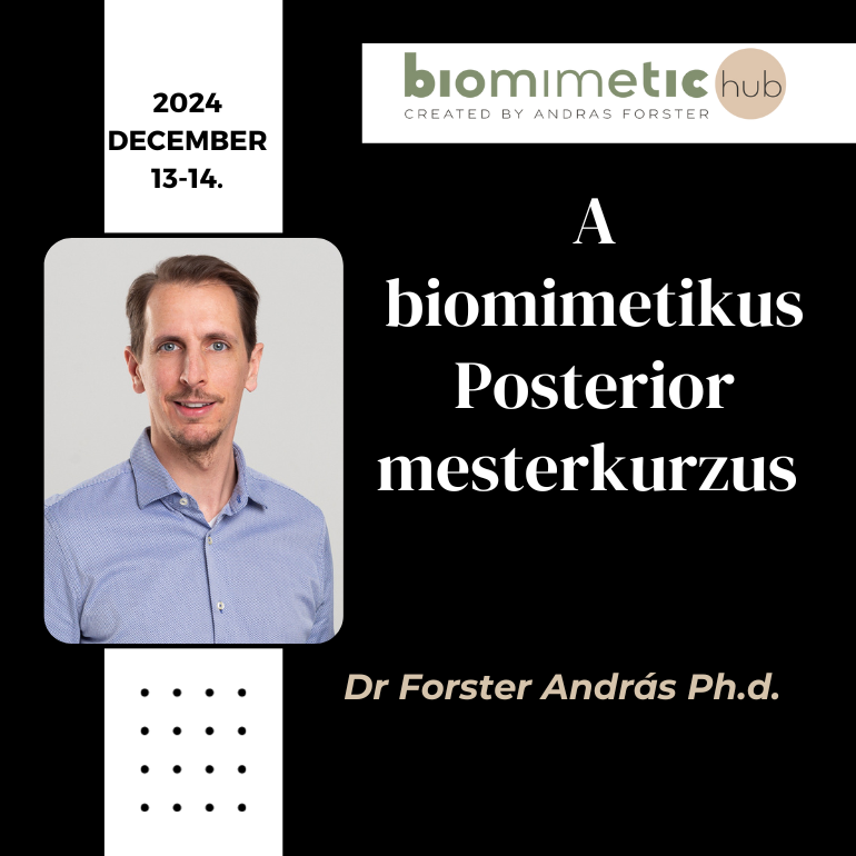 A BIOMIMETIKUS POSTERIOR MESTERKURZUS