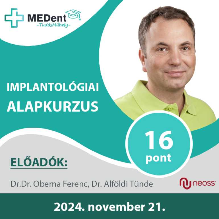Implantológiai alapkurzus
